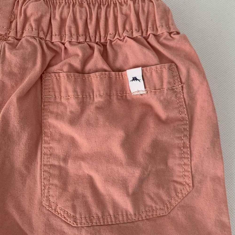 Tommy Bahama Shorts Boys Small 5/6 Pink Drawstring Stretch Waist Pockets Pull On - Picture 5 of 9